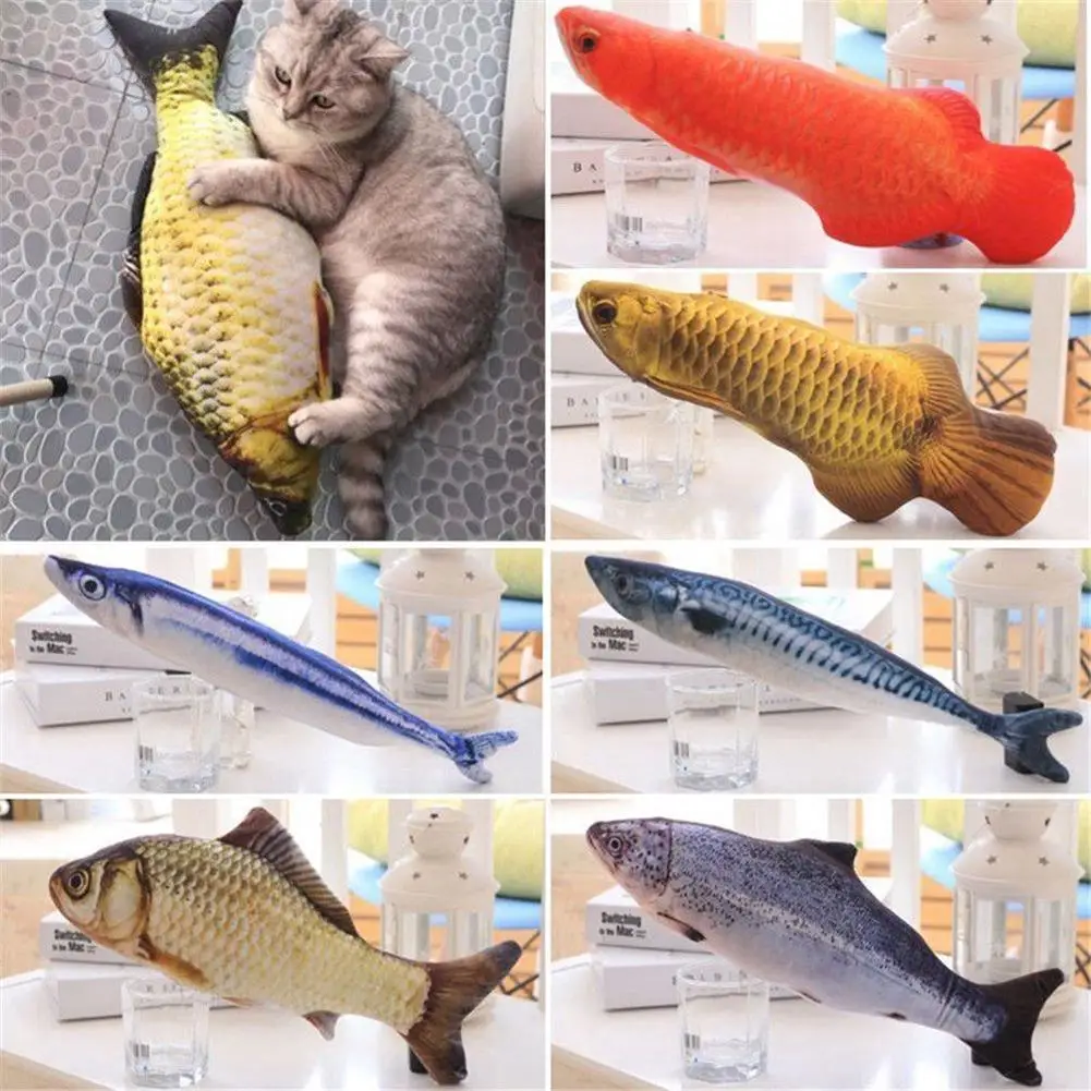 Игрушки для кошек игрушки котят рыбы кошачья мята устойчивые к укусам жевания