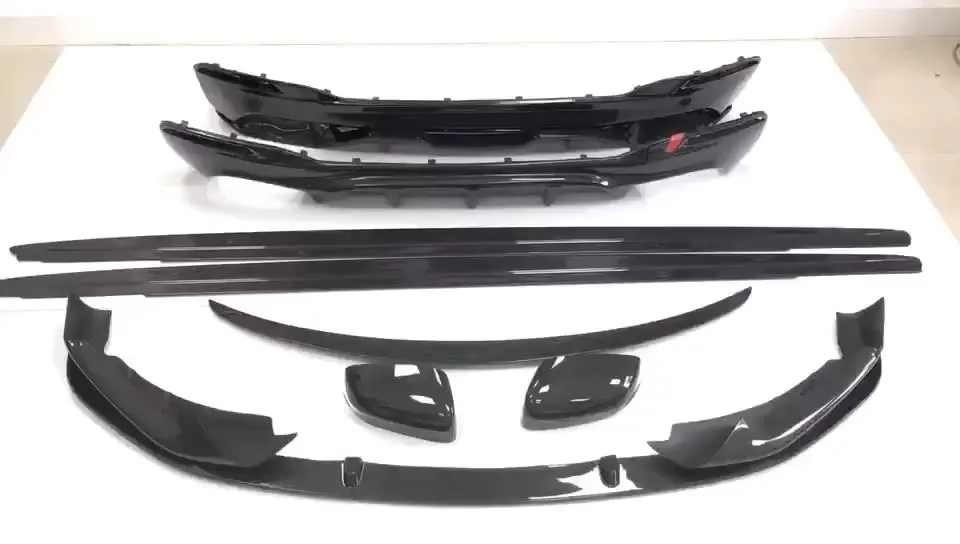 New 5 series G30 G38 MP style carbon fiber front lip side skirts rear diffuser and spoiler for G30 G38 Sport
New 5 series G30 G38 MP style carbon fiber front lip side skirts rear diffuser and spoiler for G30 G38 Sport