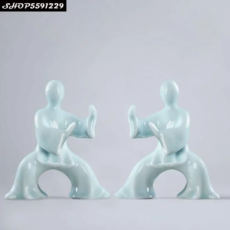 Nordic Art Ceramic Tai Chi Figures Crafts Decoration Living Room TV Cabinet Porch Bookcase Sculpture Decorations Friends Gifts
Nordic Art Ceramic Tai Chi Figures Crafts Decoration Living Room TV Cabinet Porch Bookcase Sculpture Decorations Friends Gifts