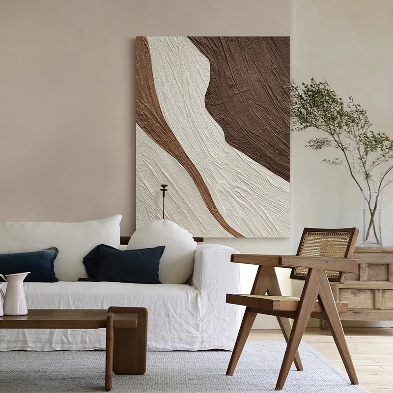 Hand Painting Oil Painting on Canvas 3D Abstract Wabisabi Coffee and White Living Room Bedroom Cafe Wall Hang Art Decor No Frame
Hand Painting Oil Painting on Canvas 3D Abstract Wabisabi Coffee and White Living Room Bedroom Cafe Wall Hang Art Decor No Frame