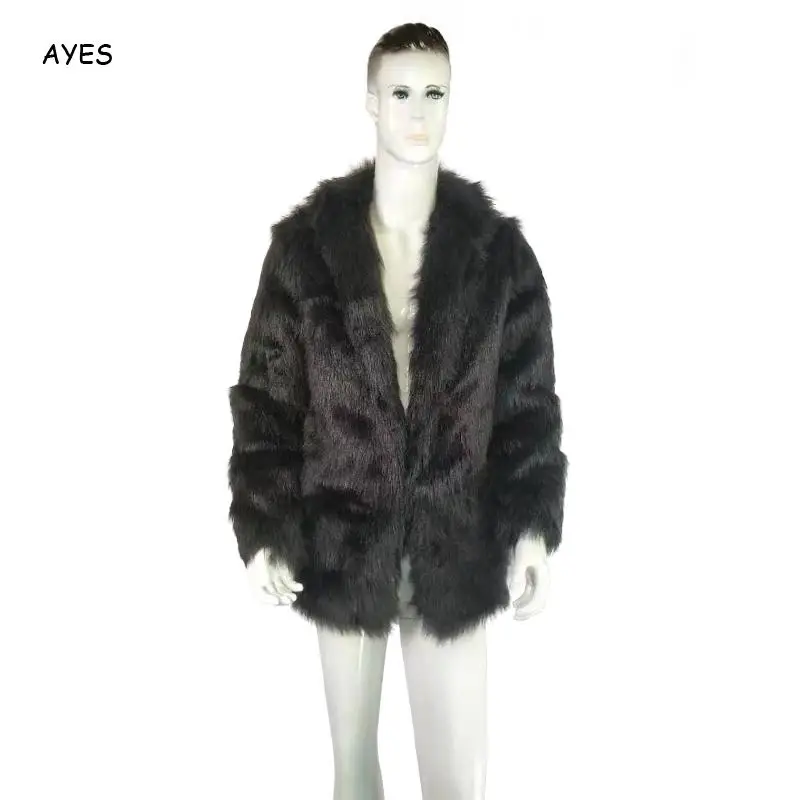 Men's Faux Fur Coat Thick Warm Jackets Autumn Winter Men's Fur Jacket Coat Long Sleeve Fuzzy Outwear Cardigan Fluffy Coat Men
Men's Faux Fur Coat Thick Warm Jackets Autumn Winter Men's Fur Jacket Coat Long Sleeve Fuzzy Outwear Cardigan Fluffy Coat Men