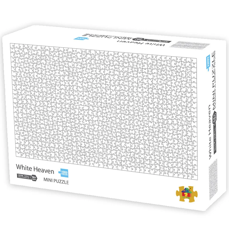 New Colorful 1000 Pieces Jigsaw Puzzle White Heaven Black Mini Finger Toy Brain Game Funny Gift for Kid Teenager 3D DIY Drawing
New Colorful 1000 Pieces Jigsaw Puzzle White Heaven Black Mini Finger Toy Brain Game Funny Gift for Kid Teenager 3D DIY Drawing