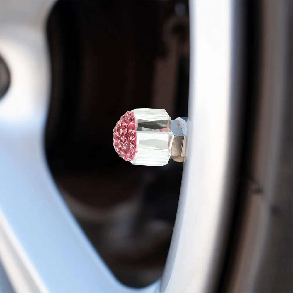 1 set of Car Covers Rhinestone Tire Dust Caps Universal Caps
1 set of Car Covers Rhinestone Tire Dust Caps Universal Caps