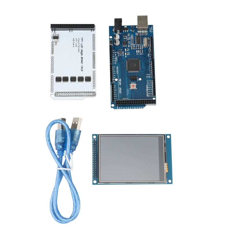 Модуль ЖК-экрана TFT 3,2 дюйма + плата адаптера экрана 3,2 дюйма + Mega2560 Mega 2560 R3 CH340 с USB для комплекта Arduino
Модуль ЖК-экрана TFT 3,2 дюйма + плата адаптера экрана 3,2 дюйма + Mega2560 Mega 2560 R3 CH340 с USB для комплекта Arduino