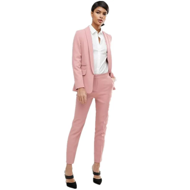 New Pink Formal Professional Autumn Winter Blazers Suits With 2 Piece Jackets + Pants Slim Women Outfits Trousers Sets Blazers
New Pink Formal Professional Autumn Winter Blazers Suits With 2 Piece Jackets + Pants Slim Women Outfits Trousers Sets Blazers