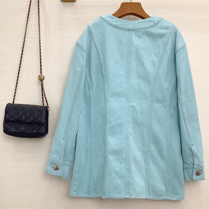 Vintage Solid Jacket Women Design Pockets O-Neck Long Sleeve Autumn Winter Jacket Elegant Coat
Vintage Solid Jacket Women Design Pockets O-Neck Long Sleeve Autumn Winter Jacket Elegant Coat