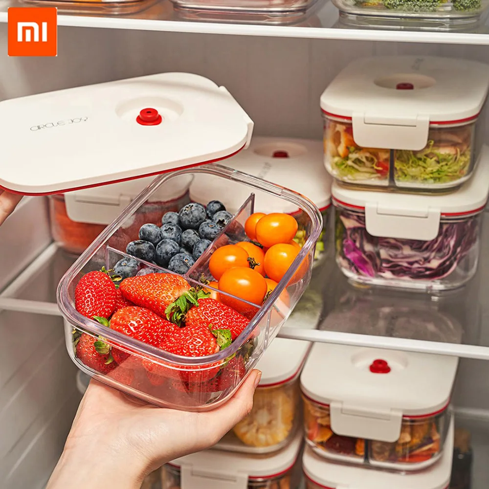 NEW2022 Xiaomi Circle Joy Vacuum Preservation Box Sealed Stoarge Box Lunch Box Fruit Storage Case Food Storage Container Office
NEW2022 Xiaomi Circle Joy Vacuum Preservation Box Sealed Stoarge Box Lunch Box Fruit Storage Case Food Storage Container Office
