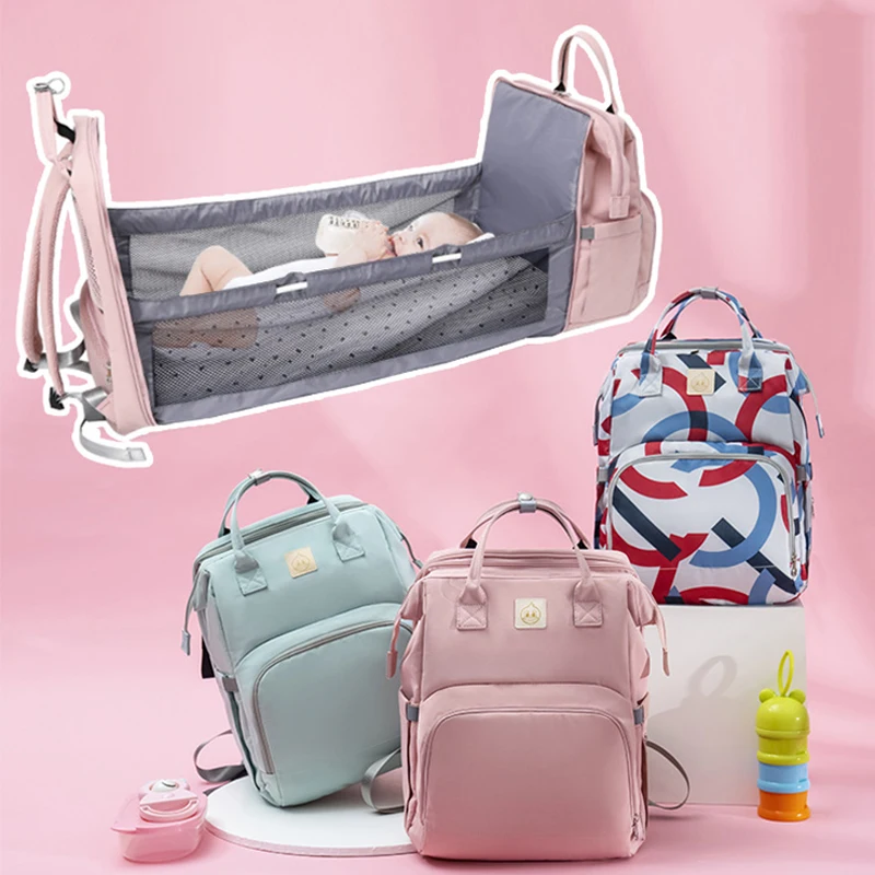 Baby Diaper Bag Large Capacity Maternity Nursing Backpack Baby Care Stroller Nappy Bag Outdoor Travel Portable Foldable Baby Bed
Baby Diaper Bag Large Capacity Maternity Nursing Backpack Baby Care Stroller Nappy Bag Outdoor Travel Portable Foldable Baby Bed