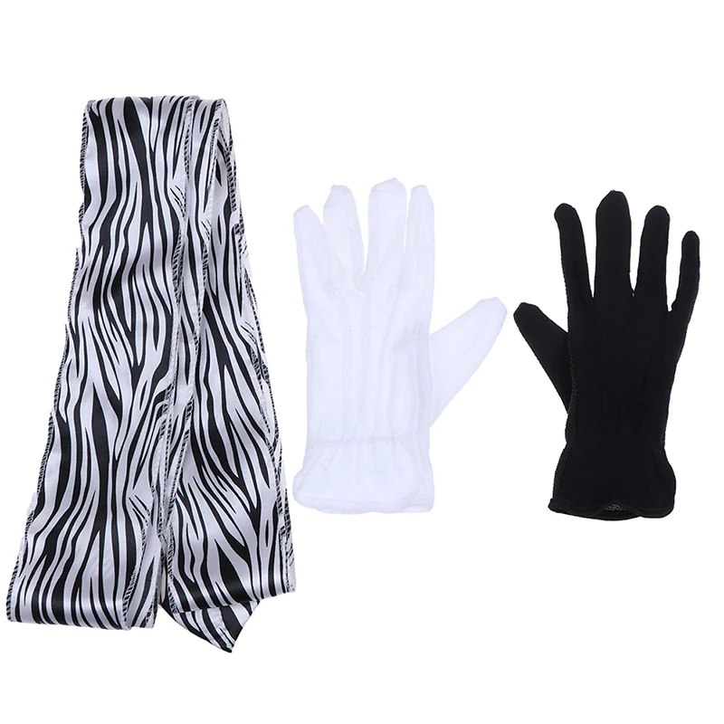 Professional Glove To Zebra Streamer Silk Scarf Magic Tricks Magician Street Stage Party Magia Props Magic Classic Toys
Professional Glove To Zebra Streamer Silk Scarf Magic Tricks Magician Street Stage Party Magia Props Magic Classic Toys