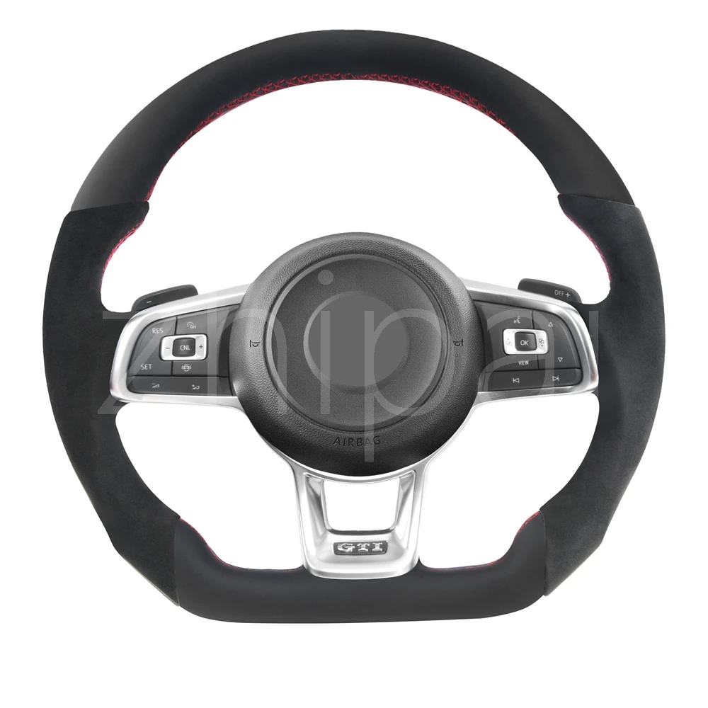 For VW Golf Steering Wheel For MK7/MK7.5 GTI/R With Full Nappa+Alcanrata+Perforated leather Steering Wheel
For VW Golf Steering Wheel For MK7/MK7.5 GTI/R With Full Nappa+Alcanrata+Perforated leather Steering Wheel