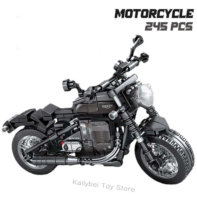 245 PCS Motorcycle Building Blocks high-Tech City Moto Racing Motorbike Model Assembled Vehicles Bricks Toys Gifts For Children
245 PCS Motorcycle Building Blocks high-Tech City Moto Racing Motorbike Model Assembled Vehicles Bricks Toys Gifts For Children