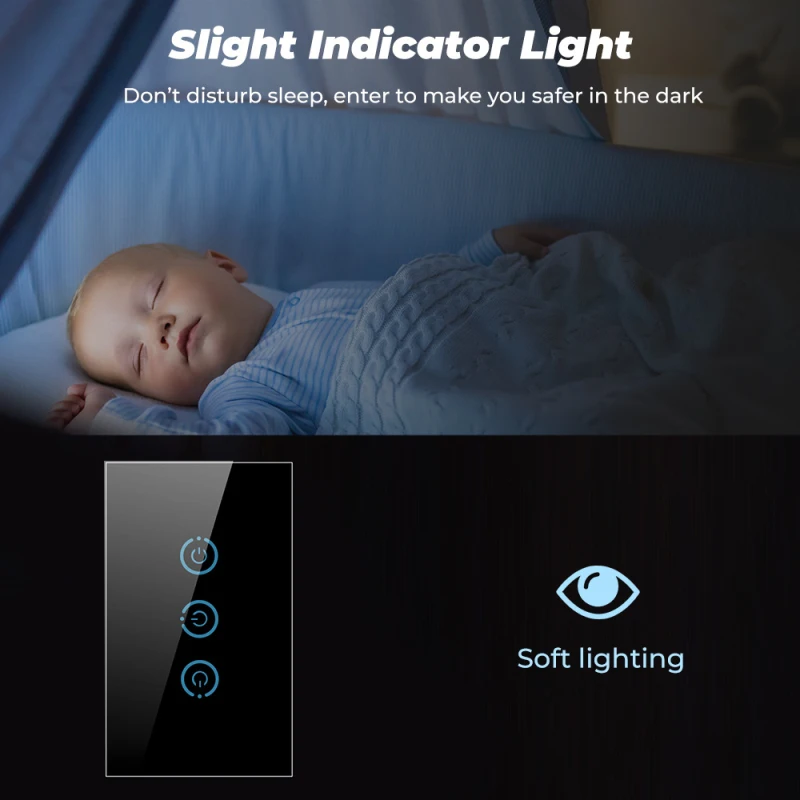 Wifi Smart Light Wall Switch Glass Screen Touch Panel RF433 Wireless Electrical Remote Control Alexa Tuya Smartlife Google Home
Wifi Smart Light Wall Switch Glass Screen Touch Panel RF433 Wireless Electrical Remote Control Alexa Tuya Smartlife Google Home