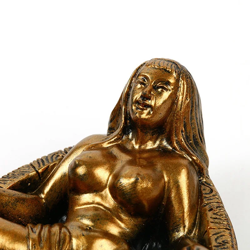 Creative Retro Nude Beauty Lady Ashtray Naked Resin Craft Women's Resin Bath Statue Ashtray Sculpture Home Bar Decoration
Creative Retro Nude Beauty Lady Ashtray Naked Resin Craft Women's Resin Bath Statue Ashtray Sculpture Home Bar Decoration