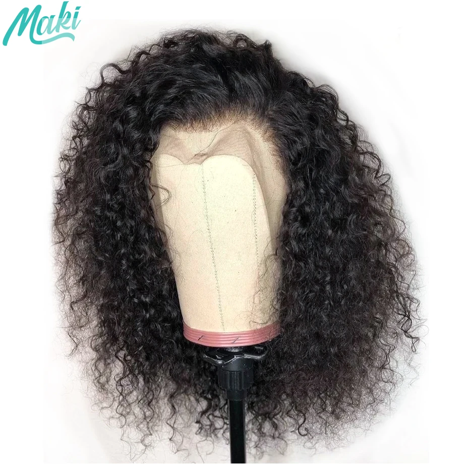 Maki Curly Bob Human Hair Wigs 13X4 Lace Closure Bob Wigs Jerry Curly Short Bob Wig Brazilian Lace Frontal Water Human Hair Wigs
Maki Curly Bob Human Hair Wigs 13X4 Lace Closure Bob Wigs Jerry Curly Short Bob Wig Brazilian Lace Frontal Water Human Hair Wigs