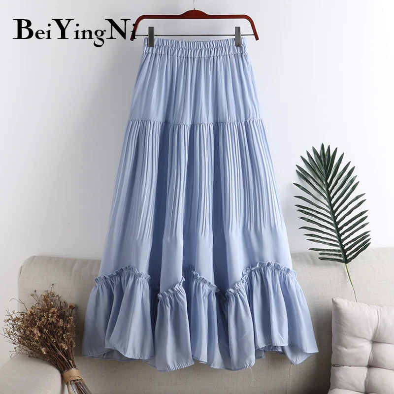 Beiyingni Korean Irregular Pleated Skirt Women Fashion 2020 Kawaii Elegant Elastic High Waist Skirts Female Preppy Casual Faldas
Beiyingni Korean Irregular Pleated Skirt Women Fashion 2020 Kawaii Elegant Elastic High Waist Skirts Female Preppy Casual Faldas