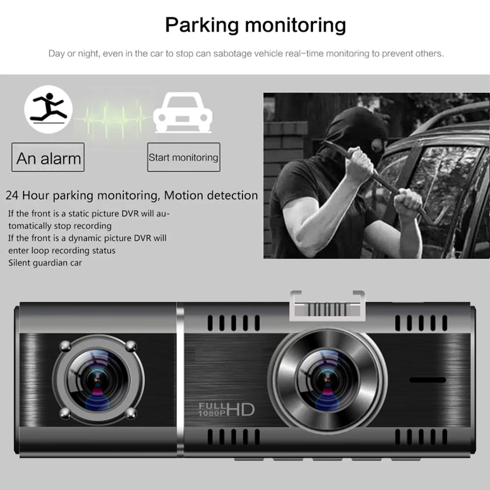 hd dash recorder 1.5-inch IPS screen double recording infrared night vision motion universal mini Dash Camera Rotatable Lens
hd dash recorder 1.5-inch IPS screen double recording infrared night vision motion universal mini Dash Camera Rotatable Lens