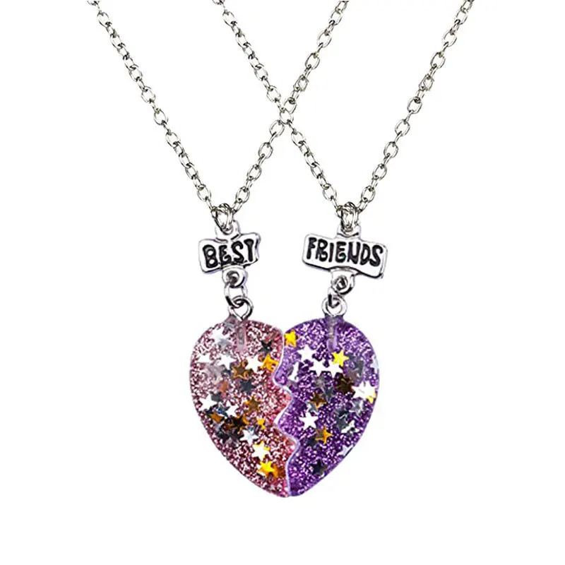 Best Friend Heart Pendant Necklace Women's Necklace New Fashion Friendship Necklace Accessory Party Jewelry Gift
Best Friend Heart Pendant Necklace Women's Necklace New Fashion Friendship Necklace Accessory Party Jewelry Gift