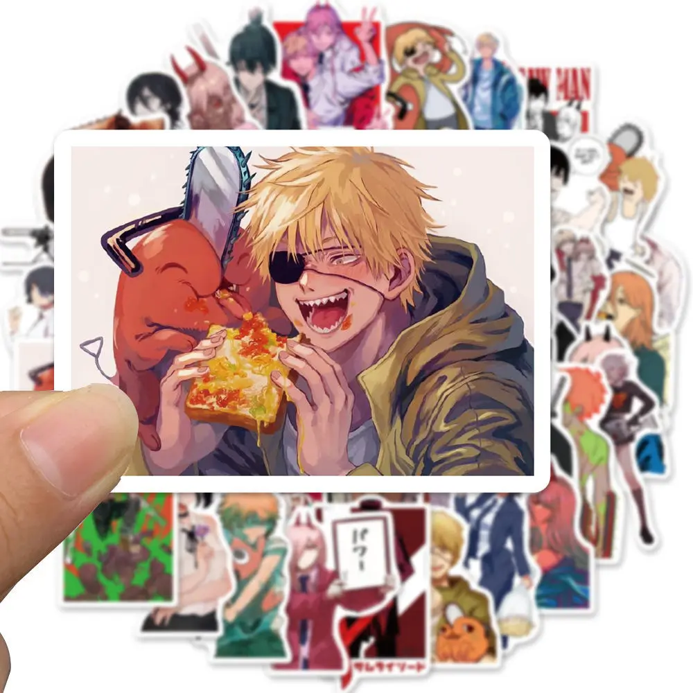 10/30/50pcs/pack New Chainsaw Man Anime Stickers for Kids Toys Decal DIY Laptop Fridge Skateboard Suitcase Waterproof Sticker
10/30/50pcs/pack New Chainsaw Man Anime Stickers for Kids Toys Decal DIY Laptop Fridge Skateboard Suitcase Waterproof Sticker
