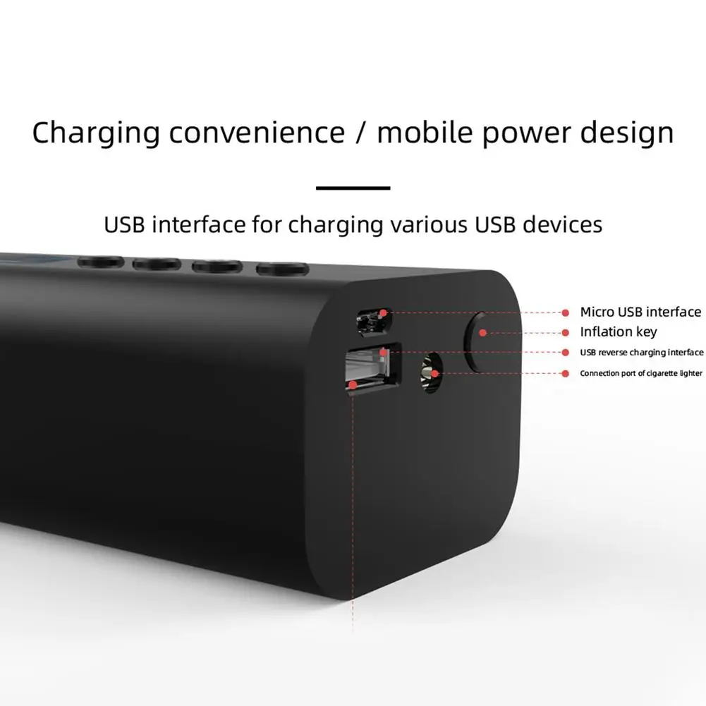2021 Car Wireless Inflator Multi-function Emergency Air Pump With USB Reverse Charge Function Automotive Electronic Accessories
2021 Car Wireless Inflator Multi-function Emergency Air Pump With USB Reverse Charge Function Automotive Electronic Accessories