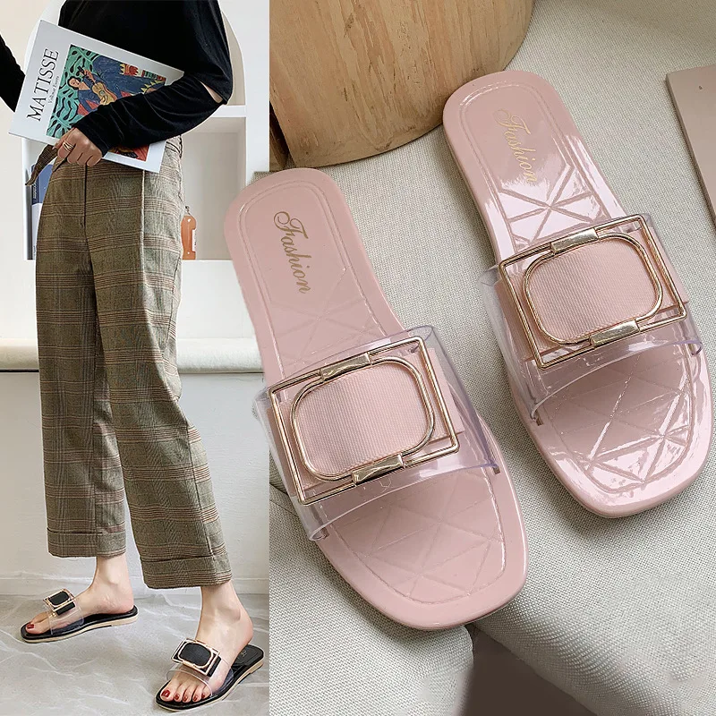 summer 2020 new style female slippers go out a flip-flop female fashion beach shoes square buckle sea wear sandals
summer 2020 new style female slippers go out a flip-flop female fashion beach shoes square buckle sea wear sandals