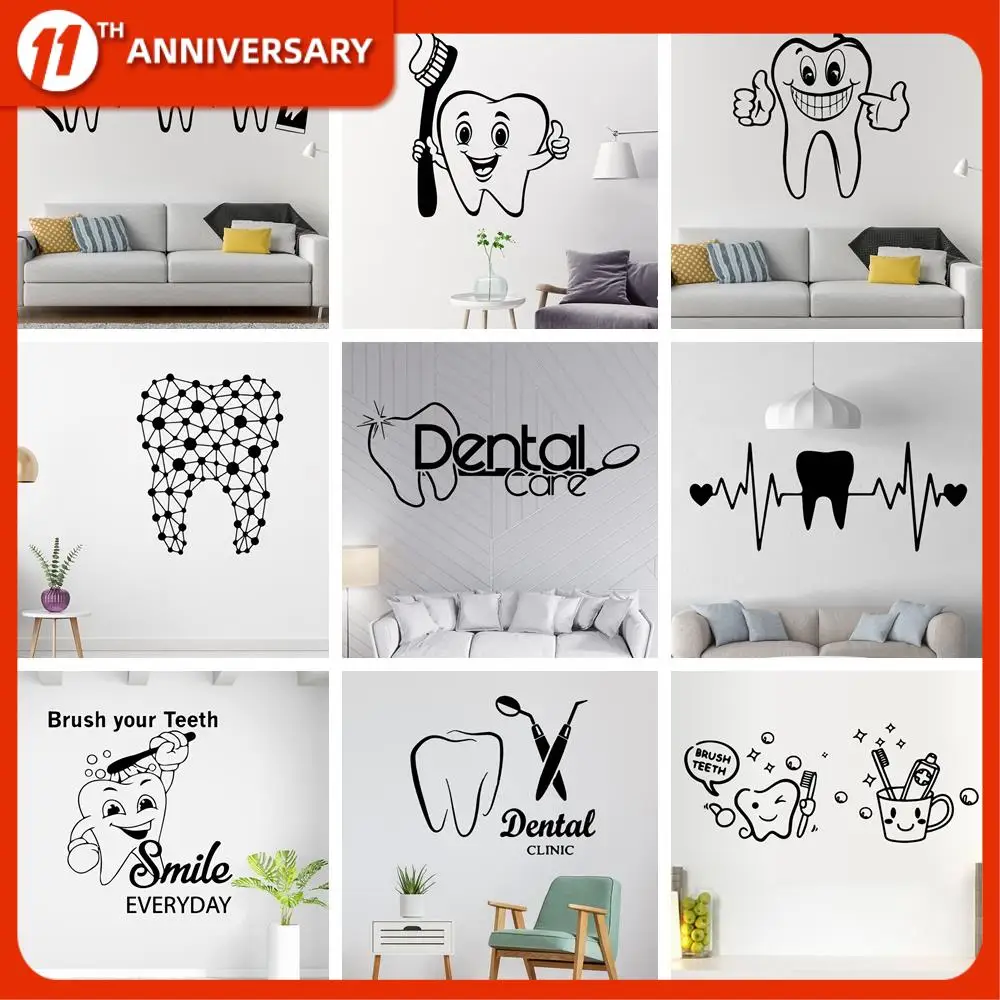 Dentist Tooth Vinyl Wall Stickers Teeth Decals For Living Room Dental Shop Decoration Hospital Dentist Store Wallstickers1
Dentist Tooth Vinyl Wall Stickers Teeth Decals For Living Room Dental Shop Decoration Hospital Dentist Store Wallstickers1