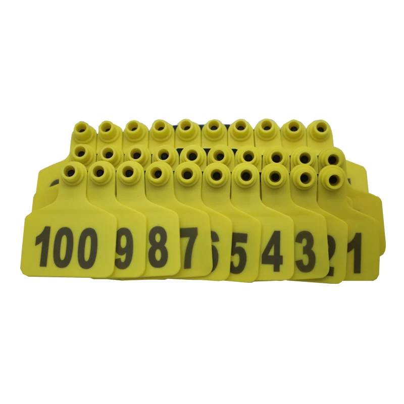 100PC Cow Cattle TPU Ear Tag Signs With Word Ear Tags Typing Copper Head Earrings Farm Animal Identification Card
100PC Cow Cattle TPU Ear Tag Signs With Word Ear Tags Typing Copper Head Earrings Farm Animal Identification Card
