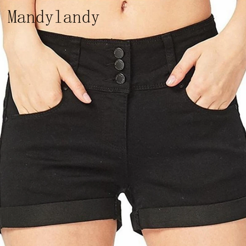 Mandylandy Denim Shorts Women's Casual High Waist Solid Color Pocket Shorts Summer Fashion Button Denim Straight Shorts
Mandylandy Denim Shorts Women's Casual High Waist Solid Color Pocket Shorts Summer Fashion Button Denim Straight Shorts