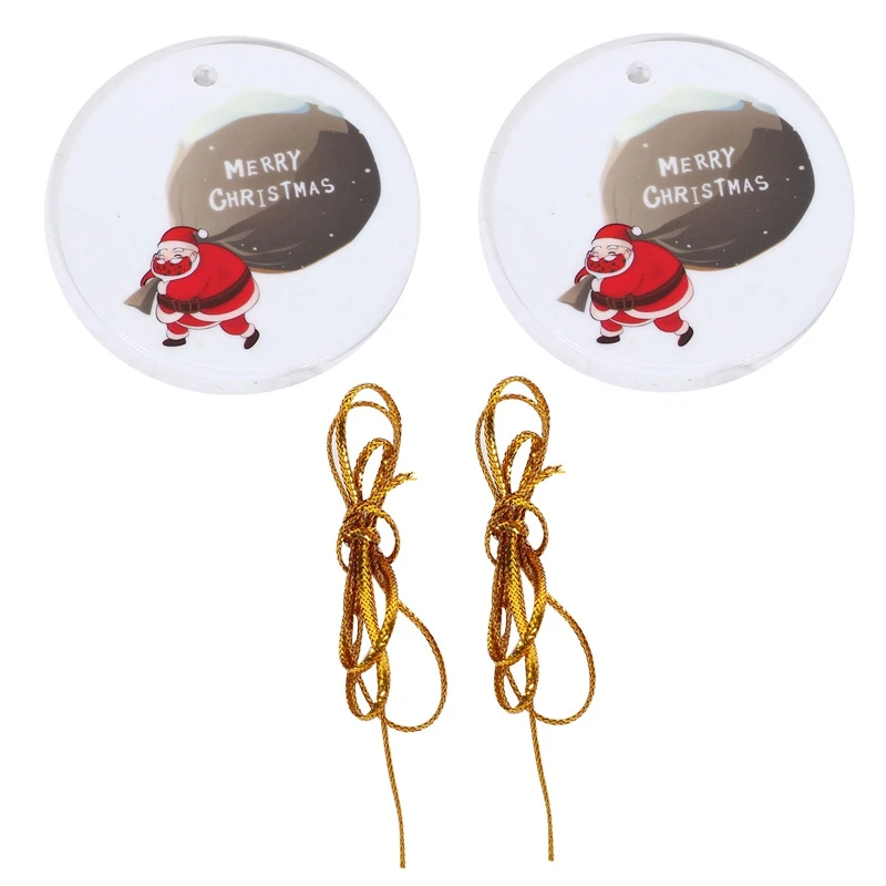 2Pcs Christmas Gift Pendant Santa Claus Holiday Ceramic Ornaments Printed Pattern Ornaments
2Pcs Christmas Gift Pendant Santa Claus Holiday Ceramic Ornaments Printed Pattern Ornaments