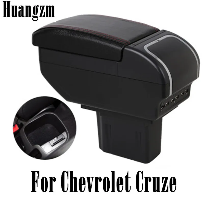 Для Chevrolet Cruze/Holden Cruze 2009 2015 подлокотник коробка двухслойный большой пространство