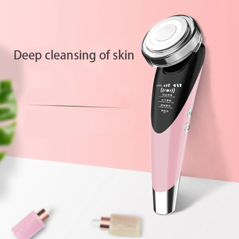 Facial Mesotherapy Electroporation RF Radio Frequency LED Photon Face Lifting Tighten Wrinkle Removal Skin Care Face Massager
Facial Mesotherapy Electroporation RF Radio Frequency LED Photon Face Lifting Tighten Wrinkle Removal Skin Care Face Massager