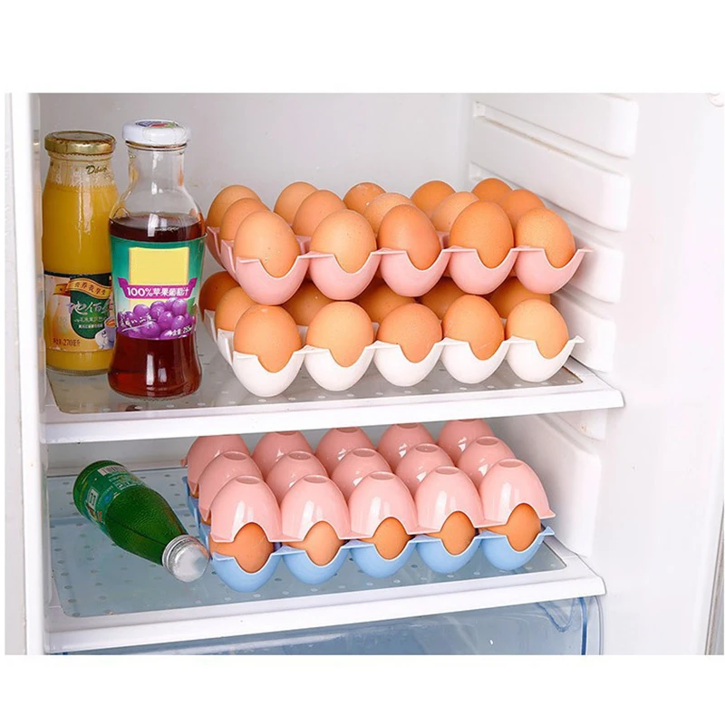 2pcs Kitchen Egg Storage Box Storage Box Refrigerator Storage Eggs 15 Grid Plastic ALI88
2pcs Kitchen Egg Storage Box Storage Box Refrigerator Storage Eggs 15 Grid Plastic ALI88