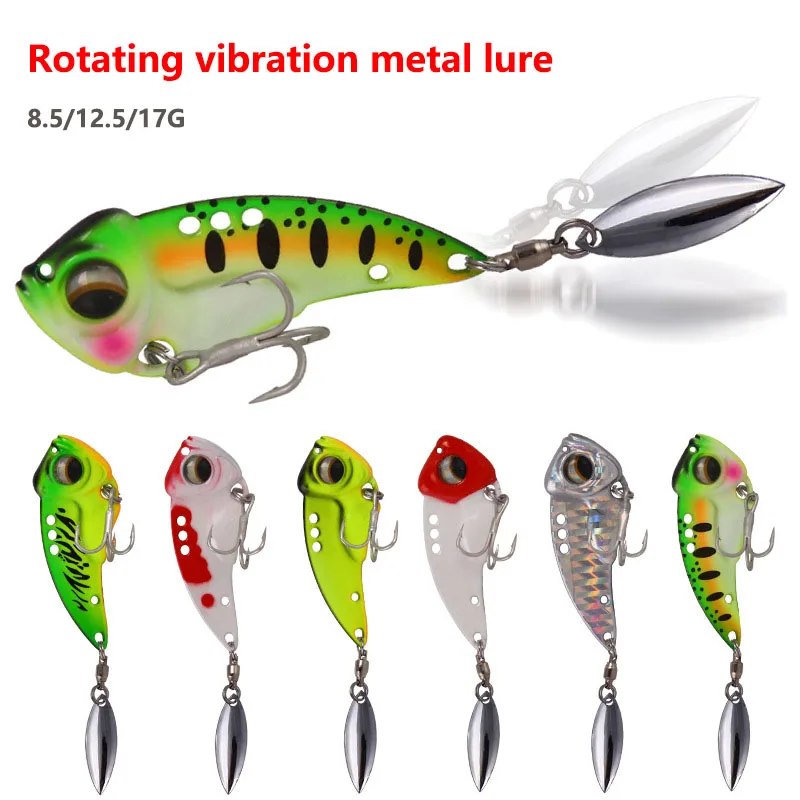 Sale 8.5g 12.5g 17g Fishing Lure Rotating Vib Metal Bait Spoon Hard Bait Ice Fishing Crankbait Bass Fishing Tackle Accessories
Sale 8.5g 12.5g 17g Fishing Lure Rotating Vib Metal Bait Spoon Hard Bait Ice Fishing Crankbait Bass Fishing Tackle Accessories