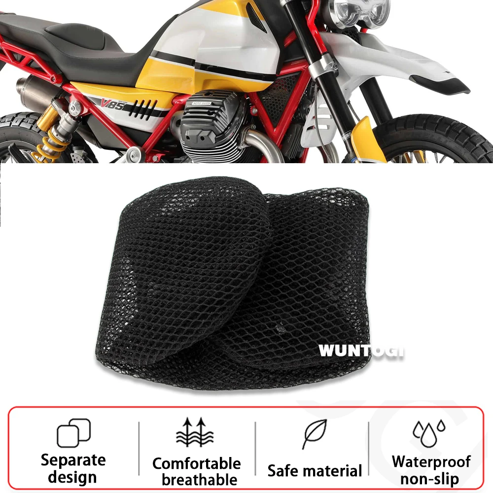 Motorcycle Seat Cover For Moto Guzzi V85 TT V85TT 2019-2021 3D Mesh Elasticity Protecting Cushion Nylon Fabric Saddle
Motorcycle Seat Cover For Moto Guzzi V85 TT V85TT 2019-2021 3D Mesh Elasticity Protecting Cushion Nylon Fabric Saddle