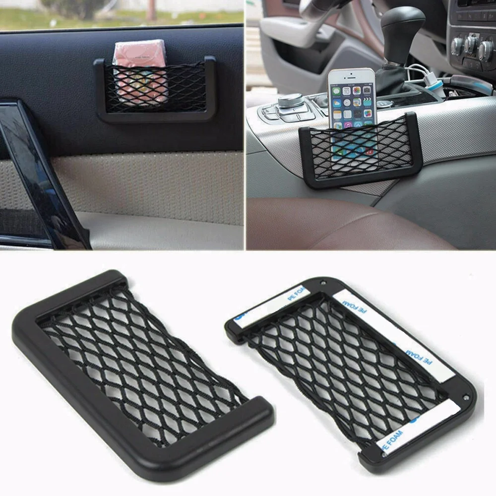Universal Car Net Bag Phone Holder Storage Pocket Organizer Car Mesh Net Holder Pocket Auto Receive For Wallet Keys Pens Phone
Universal Car Net Bag Phone Holder Storage Pocket Organizer Car Mesh Net Holder Pocket Auto Receive For Wallet Keys Pens Phone