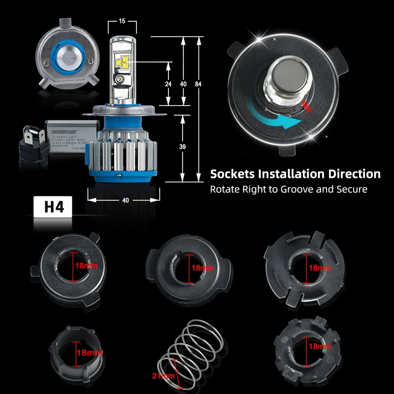 H4 LED Motorcycle Headlight HS1 Bulb P43t Canbus H6 BA20D P15D Conversion Moped Moto Light Ebike Spotlight Headlamp For SUZUKI
H4 LED Motorcycle Headlight HS1 Bulb P43t Canbus H6 BA20D P15D Conversion Moped Moto Light Ebike Spotlight Headlamp For SUZUKI