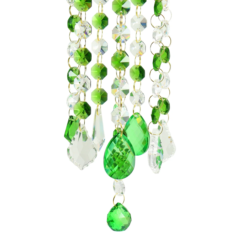 Colorful Wind Chimes Crystal Suncatcher Rainbow Chaser Prism Maker Hanging Pendant for Home Garden Car Decoration Ornaments
Colorful Wind Chimes Crystal Suncatcher Rainbow Chaser Prism Maker Hanging Pendant for Home Garden Car Decoration Ornaments