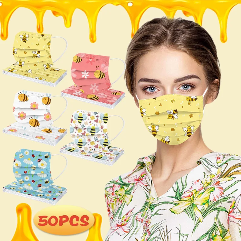 10pcs Mouth Masks Non Woven Disposable Mascarillas Print Multicolor 3ply Meltblown Breathable Fashion Ear Loop Face Mask
10pcs Mouth Masks Non Woven Disposable Mascarillas Print Multicolor 3ply Meltblown Breathable Fashion Ear Loop Face Mask