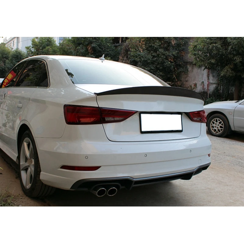 A3 S3 HK style carbon fiber rear tail lip spoiler for Audi A3 S3 8V sedan 2013-2017
A3 S3 HK style carbon fiber rear tail lip spoiler for Audi A3 S3 8V sedan 2013-2017