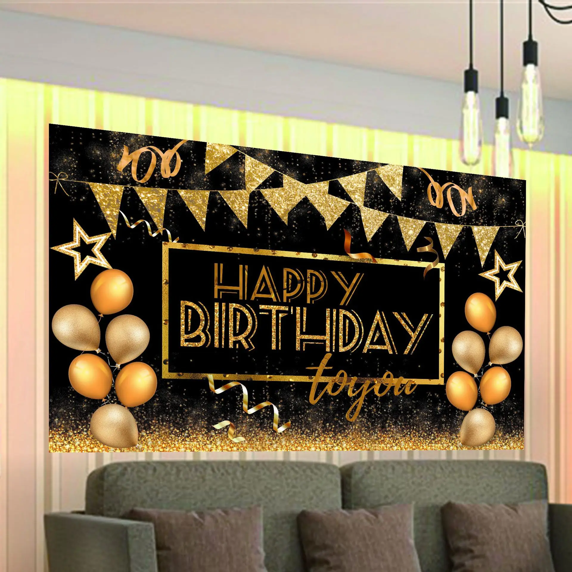 1pcs Black Gold Birthday Background Cloth Happy Birthday Tapestry Party Decorations Adult Anniversary Party Decor
1pcs Black Gold Birthday Background Cloth Happy Birthday Tapestry Party Decorations Adult Anniversary Party Decor