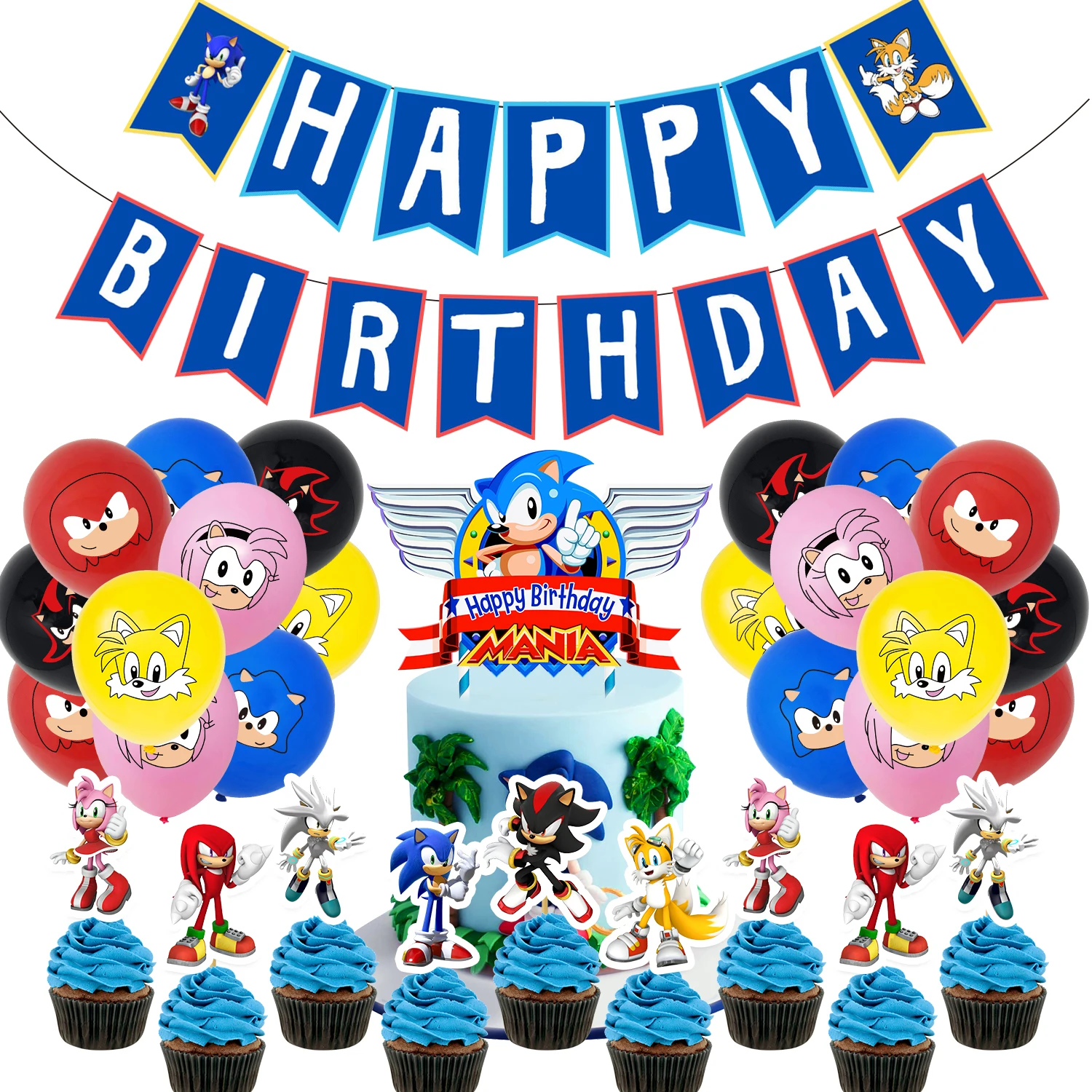 Super Hedgehog Birthday Party Decorations Cake Topper Happy Birthday Banner Latex Balloons Funny Birthday Party Decor For Kids
Super Hedgehog Birthday Party Decorations Cake Topper Happy Birthday Banner Latex Balloons Funny Birthday Party Decor For Kids
