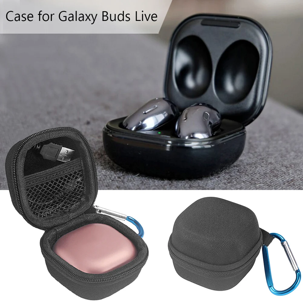 Сумка для хранения наушников Samsung Galaxy Buds Live, Портативная сумка для хранения кабеля, защитный чехол для наушников с карабином
Сумка для хранения наушников Samsung Galaxy Buds Live, Портативная сумка для хранения кабеля, защитный чехол для наушников с карабином