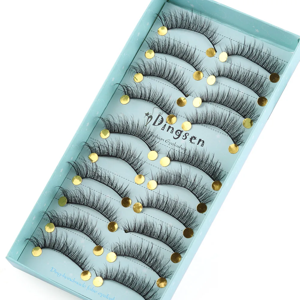 10 Pairs 3D Soft Natural Messy Eyelash Crisscross Wispy Fluffy Lashes Faux Mink Hair False Eyelashes Extension Eye Makeup Tools
10 Pairs 3D Soft Natural Messy Eyelash Crisscross Wispy Fluffy Lashes Faux Mink Hair False Eyelashes Extension Eye Makeup Tools