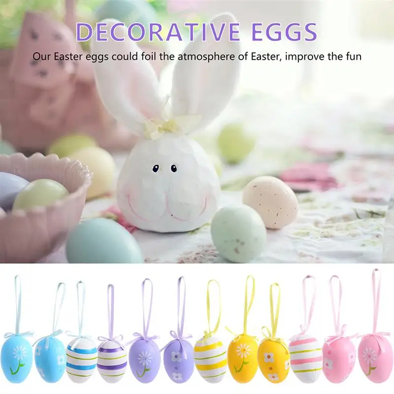 48PCS Plastic Easter Egg Party Favor Easter Egg Festival Hanging Easter Egg Party Hanging Pendant
48PCS Plastic Easter Egg Party Favor Easter Egg Festival Hanging Easter Egg Party Hanging Pendant
