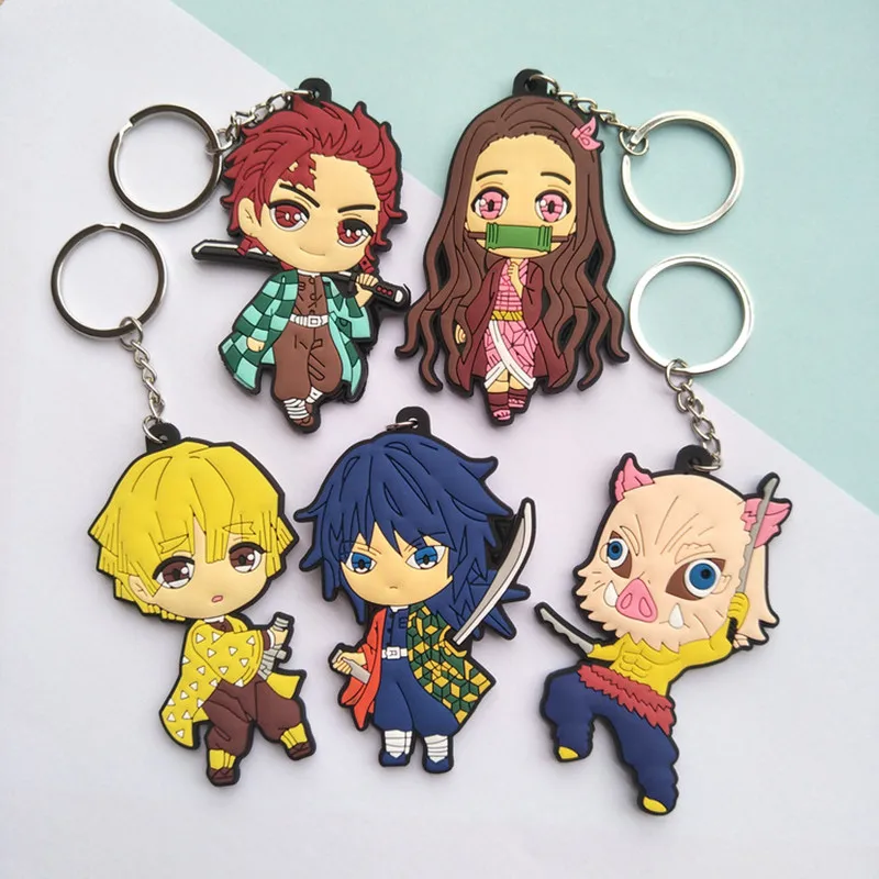 Demon Slayer Kimetsu no Yaiba Keychain The Blade of The Ghost Characters PVC Pendant Key Chain Gift Anime Jewelry
Demon Slayer Kimetsu no Yaiba Keychain The Blade of The Ghost Characters PVC Pendant Key Chain Gift Anime Jewelry
