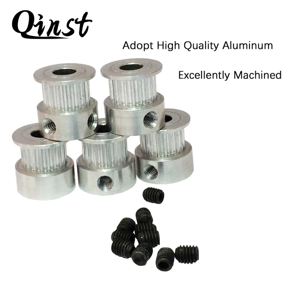 Qinst 2GT-K Timing Pulley 16/20Teeth 5/6/6.35/8mm Bore 7/10mm Teeth Width GT2 Synchronous Wheel Fit GT2 Belt 3D Printer Parts
Qinst 2GT-K Timing Pulley 16/20Teeth 5/6/6.35/8mm Bore 7/10mm Teeth Width GT2 Synchronous Wheel Fit GT2 Belt 3D Printer Parts