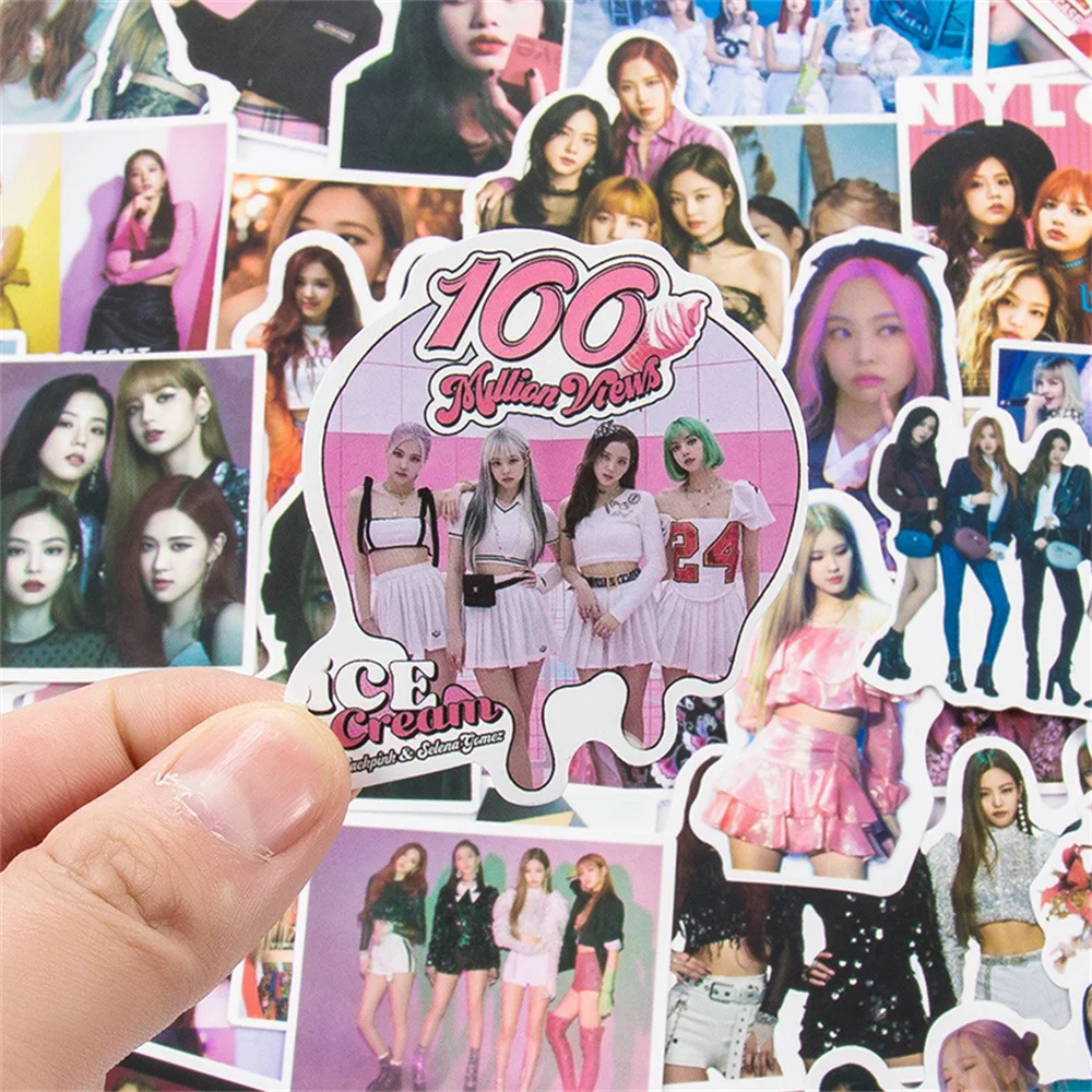 10/30/50Pcs Black Pink Stickers Popular Women Group Graffiti Guitar Suitcase Laptop Waterproof Sticker Wholesale Decal Kids Toys
10/30/50Pcs Black Pink Stickers Popular Women Group Graffiti Guitar Suitcase Laptop Waterproof Sticker Wholesale Decal Kids Toys