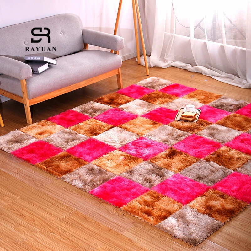 RAYUAN One Piece Foam DIY Puzzle Mat Gradient Villi Shaggy Rugs Carpet Plush Soft Area Rug Children Baby Playmat 30x30CM
RAYUAN One Piece Foam DIY Puzzle Mat Gradient Villi Shaggy Rugs Carpet Plush Soft Area Rug Children Baby Playmat 30x30CM