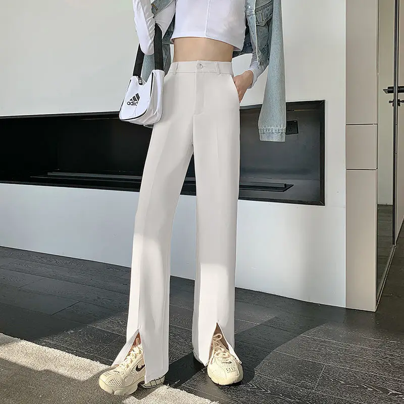 Women Loose Summer Pants Soft Ice Silk Ankle Length Black Wide Leg Pants Grey Khaki Women High Waisted Trousers pants for women 
Women Loose Summer Pants Soft Ice Silk Ankle Length Black Wide Leg Pants Grey Khaki Women High Waisted Trousers pants for women