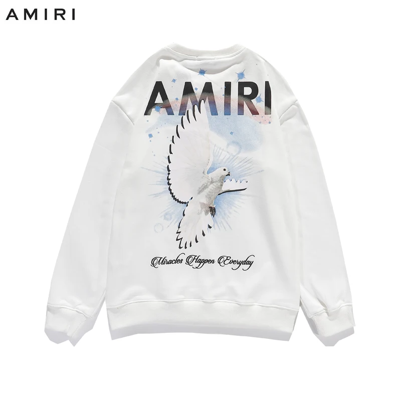 Amiri Autumn and Winter Star Rainbow Flat Dove White Dove Printed Men's Hoodie Male Streetwear Fashion Casual Sweatshirt Coat
Amiri Autumn and Winter Star Rainbow Flat Dove White Dove Printed Men's Hoodie Male Streetwear Fashion Casual Sweatshirt Coat