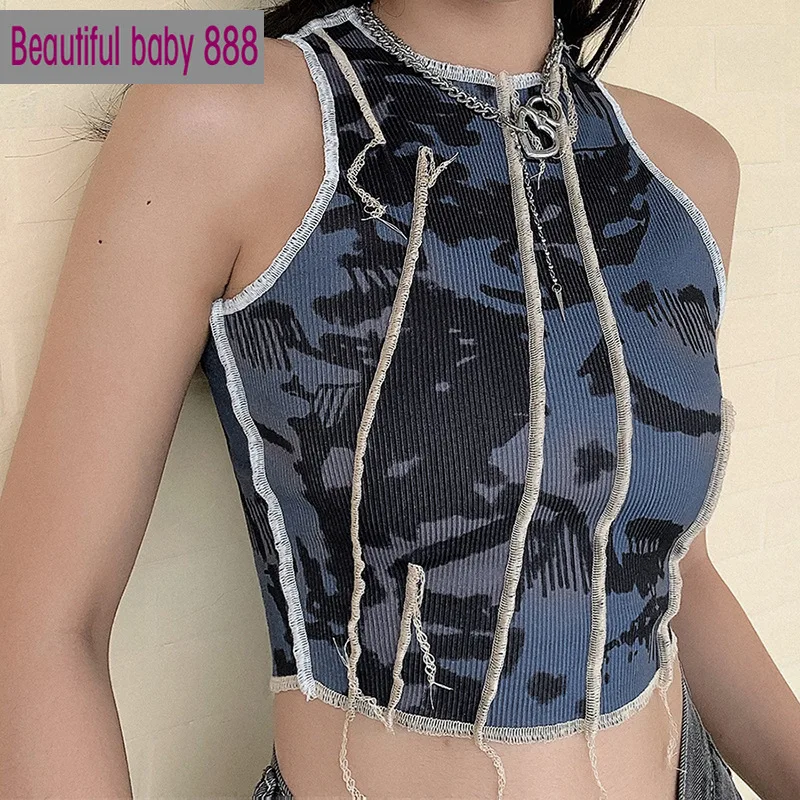 Meqeiss bodycon Tie-dye casual tank top female Gothic street Patchwork camisole summer club sleeveless knitting crop tops femme
Meqeiss bodycon Tie-dye casual tank top female Gothic street Patchwork camisole summer club sleeveless knitting crop tops femme